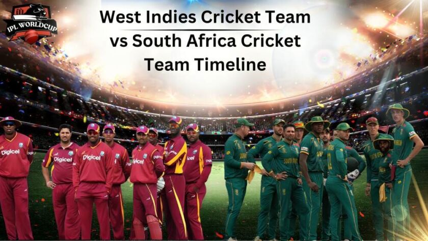 west indies cricket team vs south africa national cricket team timeline