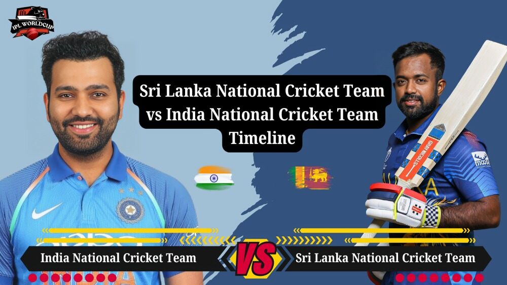 Sri Lanka National Cricket Team vs India National Cricket Team Timeline