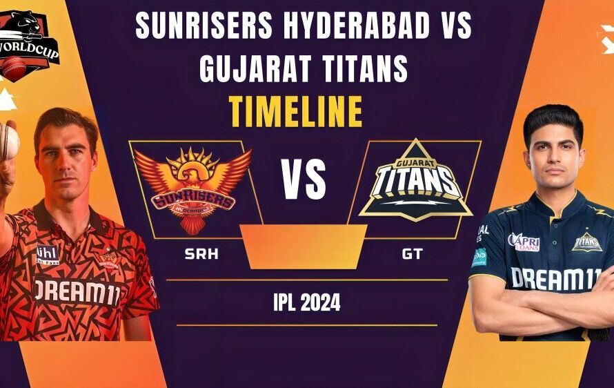 Sunrisers Hyderabad vs Gujarat Titans Timeline