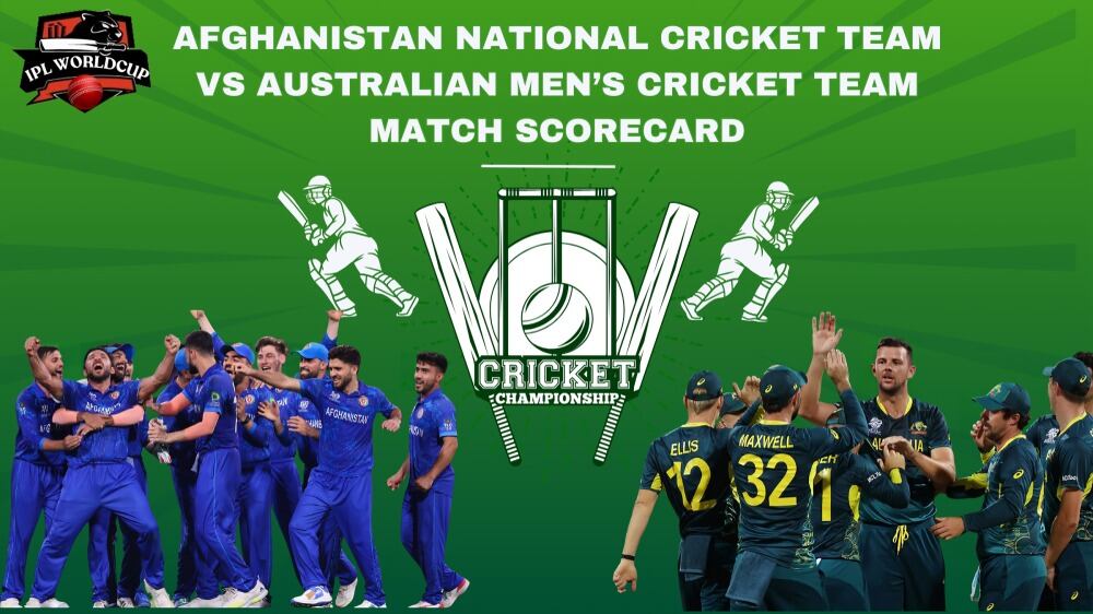 afghanistan national cricket team vs australian men’s cricket team match scorecard