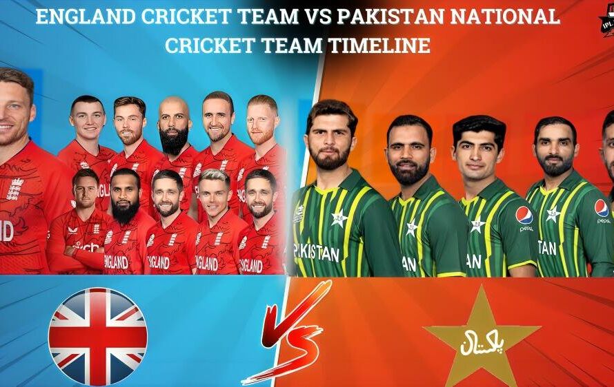 england cricket team vs pakistan national cricket team timeline