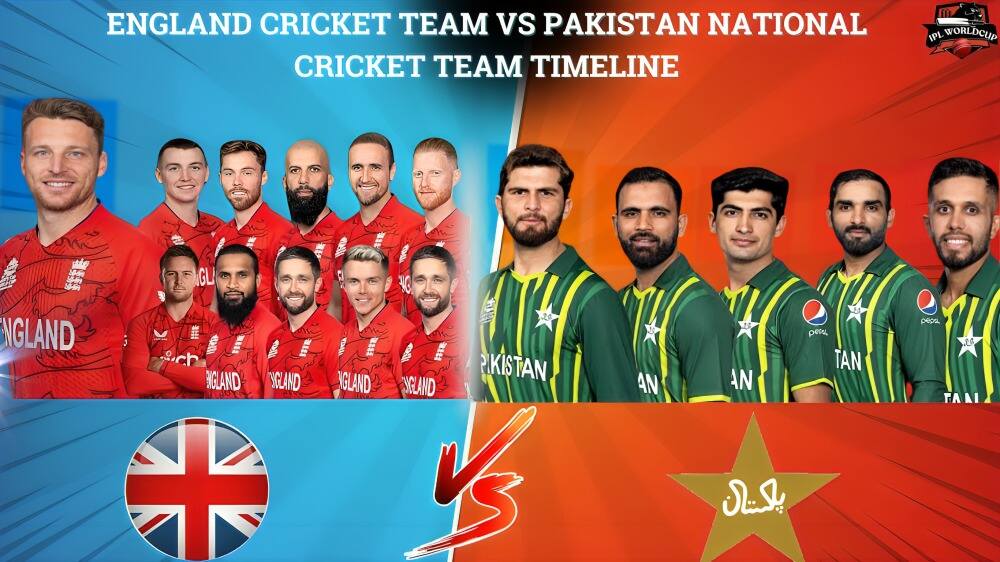 england cricket team vs pakistan national cricket team timeline